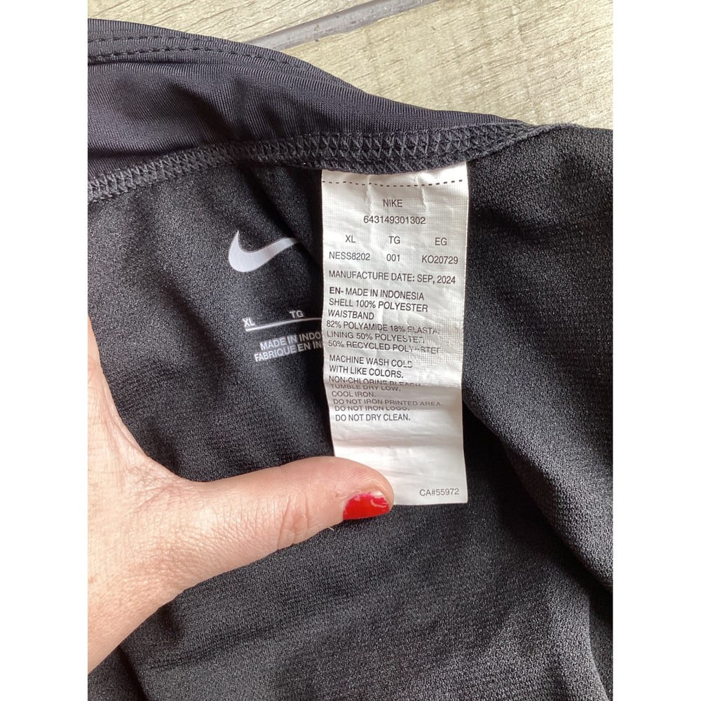Nike Womens Black Swim Shorts Board Shorts NESS8202 Size XL - Picture 5 of 5